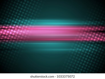 Pink and cyan abstract shiny vector background