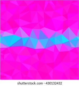 Pink cyan polygon background