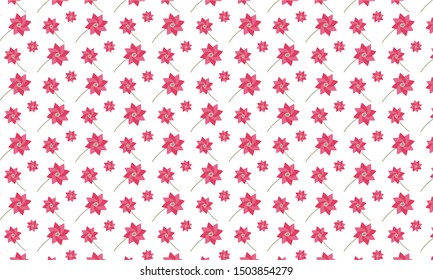 Pink Dahlia Flower Pattern Background