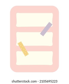 pink daily planner over white