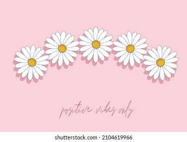 pink daisy flower butterflies and daisies positive quote flower design margarita 
mariposa
stationery,mug,t shirt,phone case fashion slogan  style spring summer sticker and etc Tawny Orange Monarch 