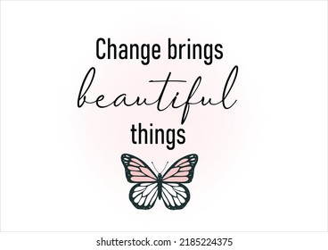 pink daisy flower slogan text and beautiful daisy flower. Vector illustration design. For fashion graphics  posters etc. positiveslogan motivational stationery butterffly monarch