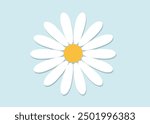 pink daisy flower vector design hand drawn