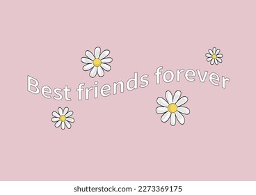 pink daisy flowervector hand drawn design