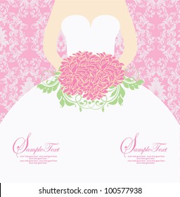 Pink Damask And Floral Bridal Shower Invitation
