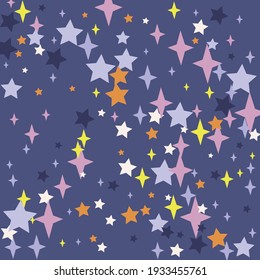 Pink Dark Christmas Magic Yellow Print Design Pic. Sky Pastel Winter New Year Emerald Wallpaper. Indigo Holiday Night Cozy Chaotic Pattern. White Mystery Luxury Green Stars Blue Wallpaper.