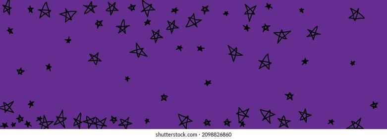 Pink Dark Stars Emo Black Lavender Handdrawn Stars. Kids Night Childish Naive Chaotic Night Purple Handdrawn Picture. Purple Sky Art Simple Violet Bright Vibrant Vivid Stars Wallpaper.