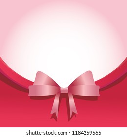 Pink decorative card