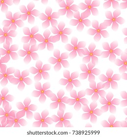 pink delicate flowers