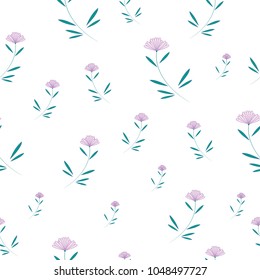 Flores delicadas rosas.ilustración de fondo.vectorial