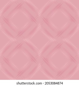 Pink delicate pattern with rhombuses. Seamless texture.