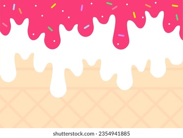 Pink delicious tasty abstract background. Decoration banner themed Lol surprise doll girlish style. Invitation card template. Colorful confetti sprinkle pattern wallpaper svg