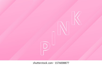 Pink design. Fluid shapes. Minimal cover design. Creative colorful wallpaper. Trendy gradient poster. Vector illustration. Abstract pink background.