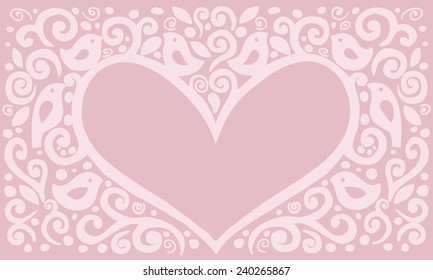 pink design for the love letter vector