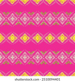 Design rosa padrão sem costura colorido brilhante decorativo arte moderna