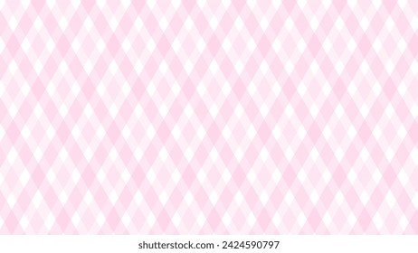 Pink diagonal checkered as a background