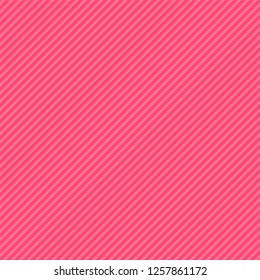 Pink diagonal lines. Striped wallpaper. Seamless surface pattern design with symmetrical linear ornament. Stripes motif. Digital paper for page fills, web designing, textile print. Vector art.