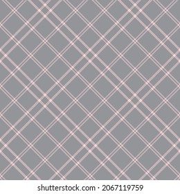 Pink Diagonal Plaid Tartan textured Seamless pattern design suitable for fashion textiles and graphics