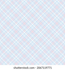 Pink Diagonal Plaid Tartan textured Seamless pattern design suitable for fashion textiles and graphics