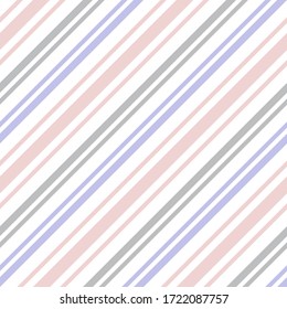 Pink diagonal striped seamless pattern background suitable for fashion textiles, graphics