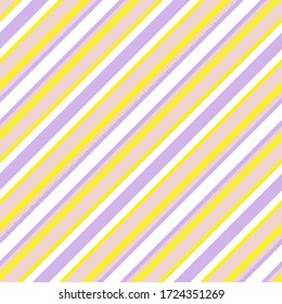 Pink diagonal striped seamless pattern background suitable for fashion textiles, graphics