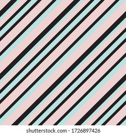 Pink diagonal striped seamless pattern background suitable for fashion textiles, graphics