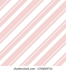 Pink diagonal striped seamless pattern background suitable for fashion textiles, graphics