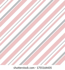 Pink diagonal striped seamless pattern background suitable for fashion textiles, graphics