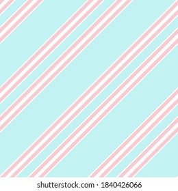 Pink diagonal striped seamless pattern background suitable for fashion textiles, graphics