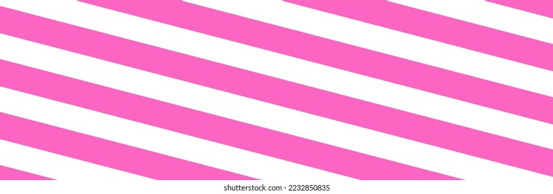 rosafarbene diagonale Streifen auf weißem Hintergrund. Gerade Linien Muster für Hintergrund und Bildschirmhintergrund. Realistische Linien mit wiederholter Streifen Textur. Einfaches geometrischer Hintergrund, Vektorgrafik