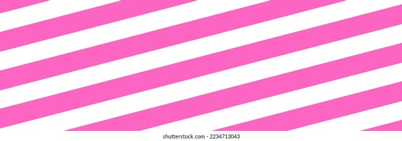 Rayas diagonales rosas sobre fondo blanco. Patrón de líneas rectas para el fondo y la plantilla de fondo. Líneas realistas con textura de rayas repetidas. Fondo geométrico simple, ilustración vectorial