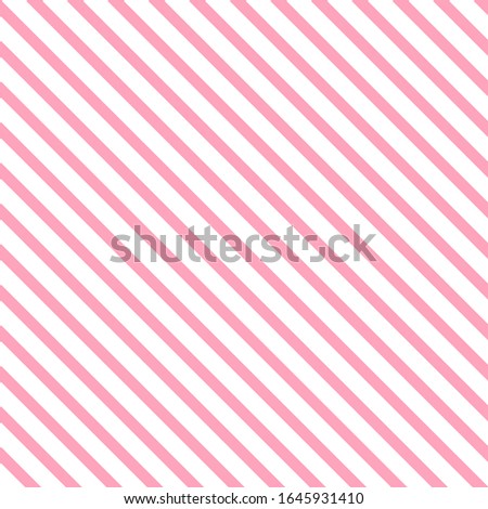 Pink diagonal stripes vector seamless pattern. Abstract geometric stripy background. Linear simple backdrop.