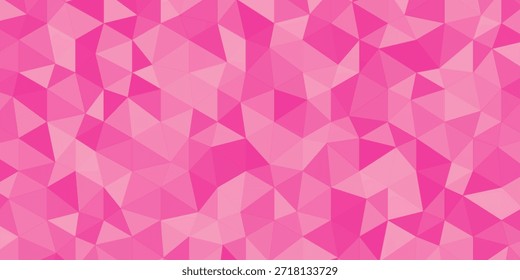 Fondo abstracto de diamante rosa. Diseño geométrico del triángulo para el Web de redes sociales de la tarjeta de visita del folleto de la cubierta del Anuncio. Ilustración vectorial.