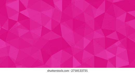 Fondo abstracto de diamante rosa. Diseño geométrico del triángulo para el Web de redes sociales de la tarjeta de visita del folleto de la cubierta del Anuncio. Ilustración vectorial.