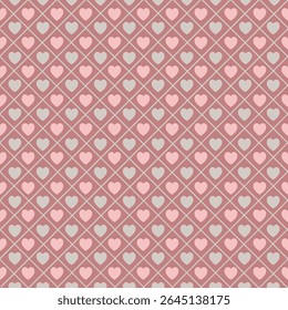 Pink Diamond Love Pattern. Perfect for art and crafts, digital paper, fabric printing, textile printing, packaging, scrapbooking, gift wrap, background and more.
