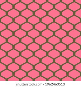Pink diamond pattern ultimate gold background abstract net ornament. trendy geometrical design. Wavy line modern japandi style textured wallpaper. Geo allover print block for apparel textile, wrapping