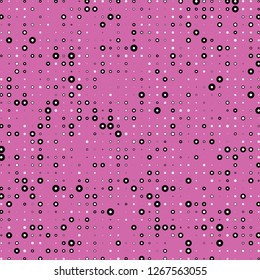 Pink Digital Abstract Pixel Background, QR Code Abstract Background, Style Random Pixel Texture