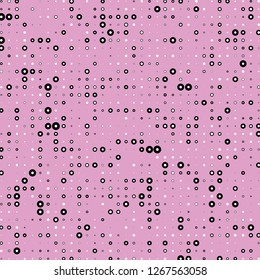 Pink Digital Abstract Pixel Background, QR Code Abstract Background, Style Random Pixel Texture