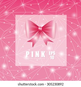 Pink digital design, vector illustration eps 10.