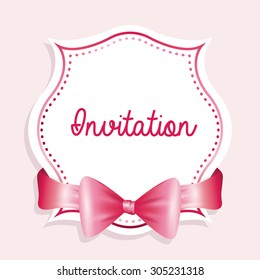 Pink digital design, vector illustration eps 10.