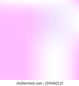 Pink Digital Minimal Empty Trendy Blurry Background. Smooth Soft Vector Vibrant Pastel Gradient Background. Barbie Light Watercolor Bright Gradient Mesh. Fashion Color Liquid White Smooth Surface.