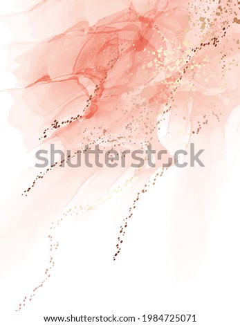 Pink digital paper background, salmon  abstarct texture painting, acohol ink aquarelle art texture 
