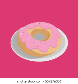 pink donut