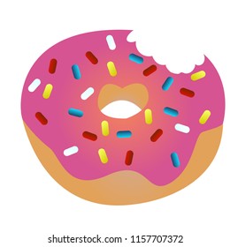 Pink donut cake3