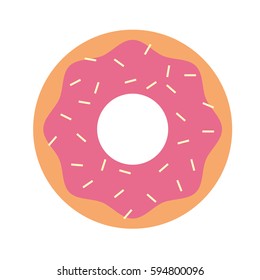 Pink Donut Flat