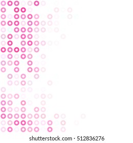 Pink Donuts Background, Creative Design Templates