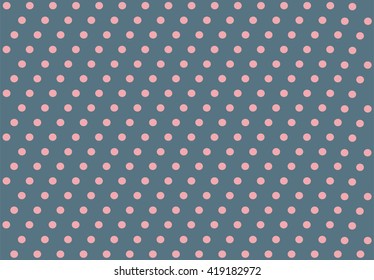 Pink dot on blue background