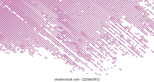 punto rosa y fondo abstracto blanco