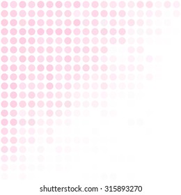 Pink Dots Background Creative Design Templates Stock Vector (Royalty ...