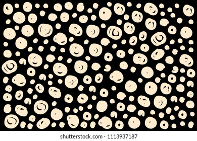 Pink dots on dark background